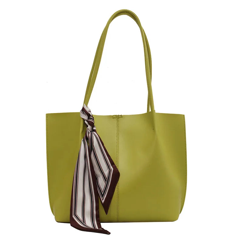 Silk Scarf One Shoulder Bag Summer Tote