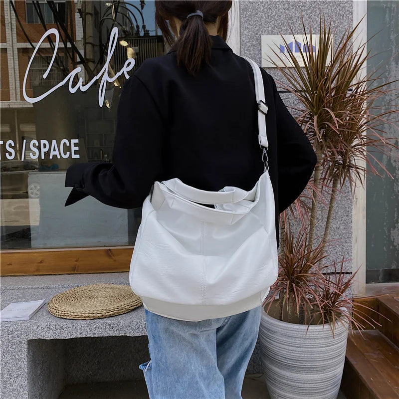 Large Capacity Half Moon Crossbody Bag for Women