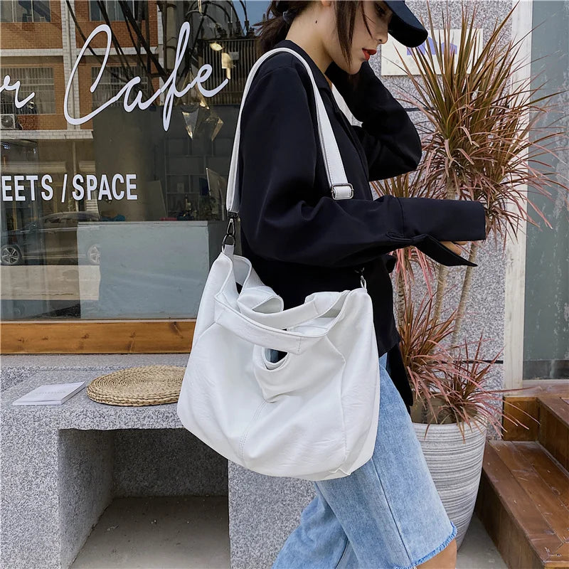 Large Capacity Half Moon Crossbody Bag for Women