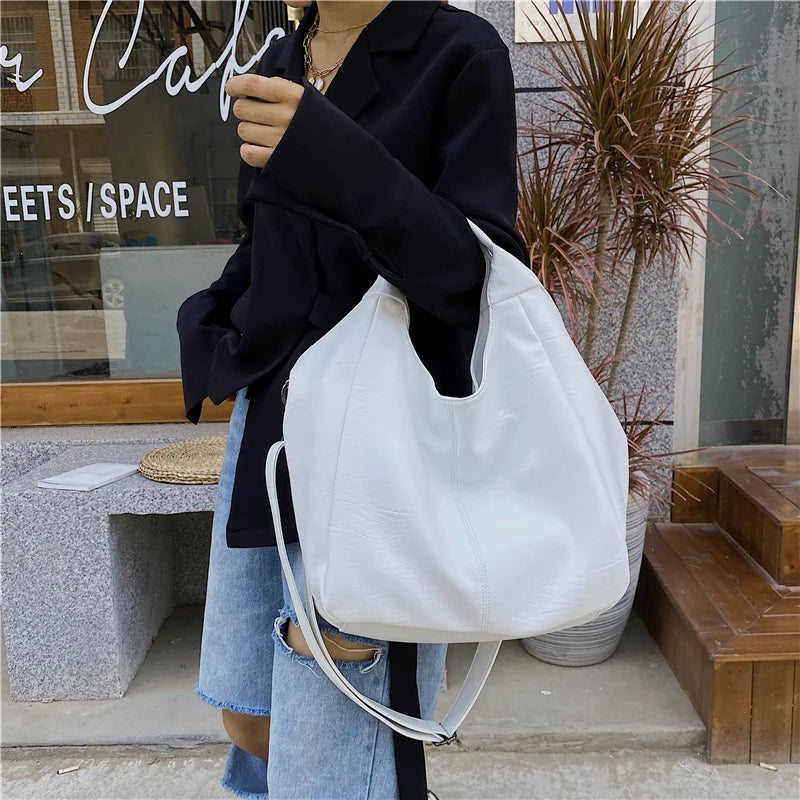 Large Capacity Half Moon Crossbody Bag for Women