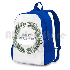 Christmas Hiking Backpack Waterproof Camping Travel Merry