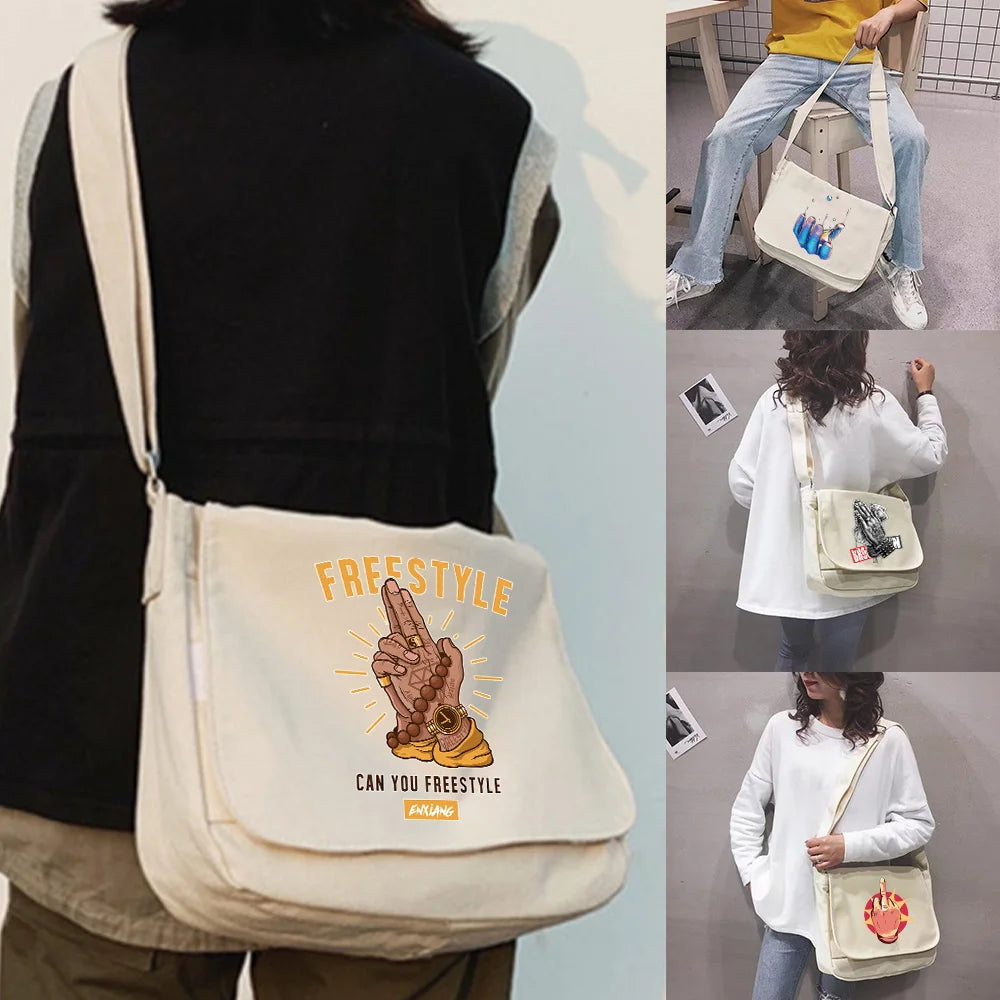 Sweet Cartoon Envelope Bag Student Girl Tote Shoulder Crossbody Bag