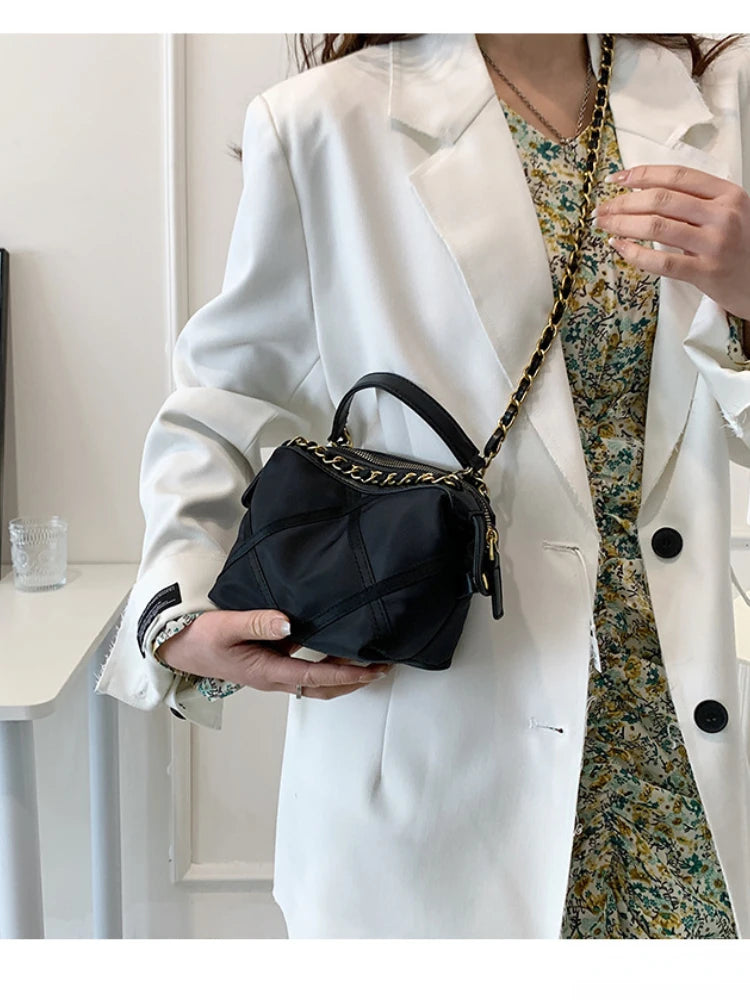 Chain Crossbody Bag for Women Square Bag