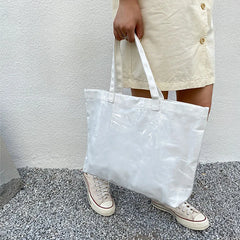 Nylon Transparent Large Capacity Women's Bag Waterproof Shoulder Bag