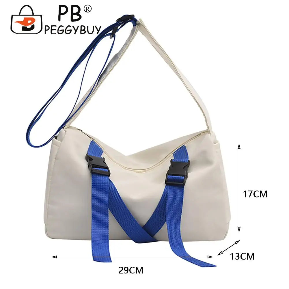 Nylon Women's Shoulder Crossbody Pillow Bag Portable Large Capacity