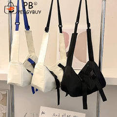 Nylon Women's Shoulder Crossbody Pillow Bag Portable Large Capacity