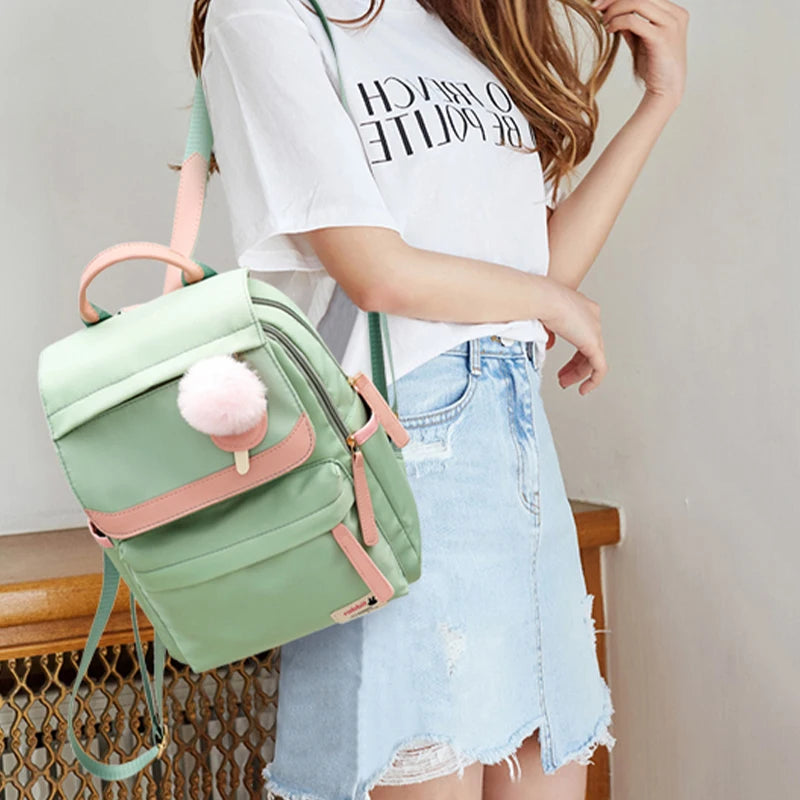Oxford Anti Theft Backpack Women Large Capacity Rucksack Lady Bagpack