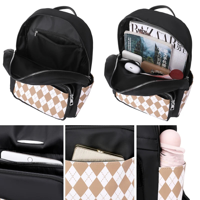 Waterproof Oxford Backpack Casual Female Bagpack