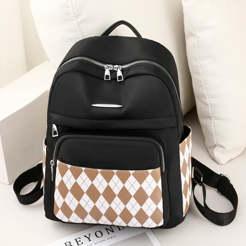 Waterproof Oxford Backpack Casual Female Bagpack