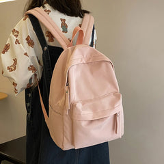Waterproof Nylon School Bags For Teenager Girls Bookbag Lady Travel Backpack