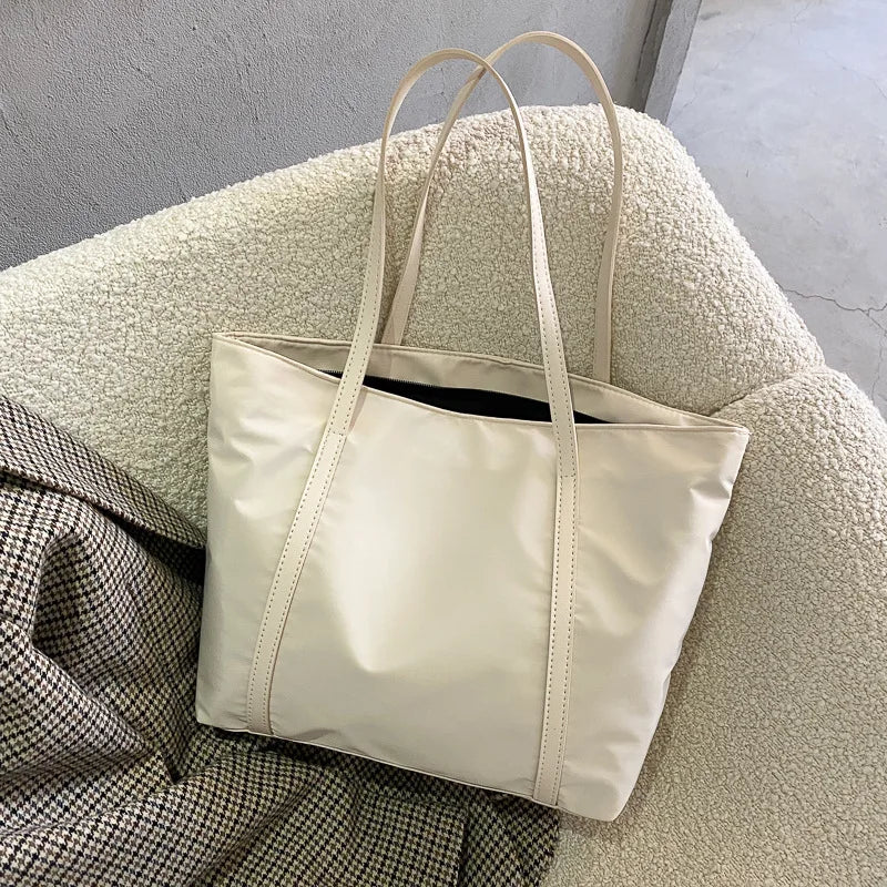 Large Oxford Shoulder Bag for Women