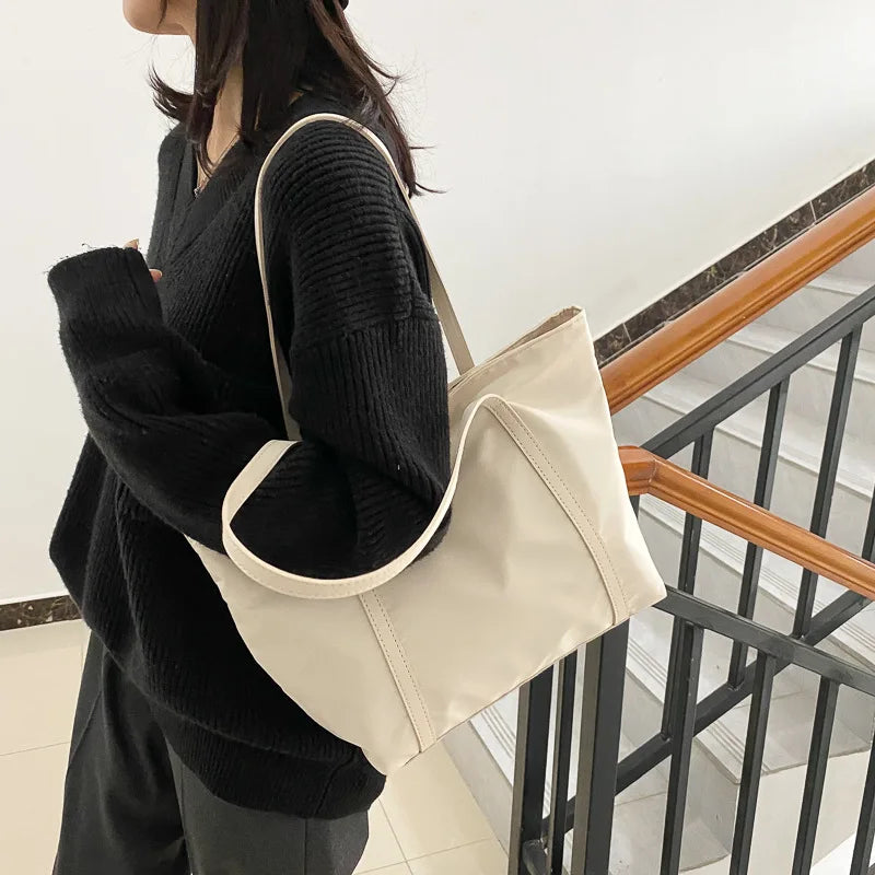 Large Oxford Shoulder Bag for Women
