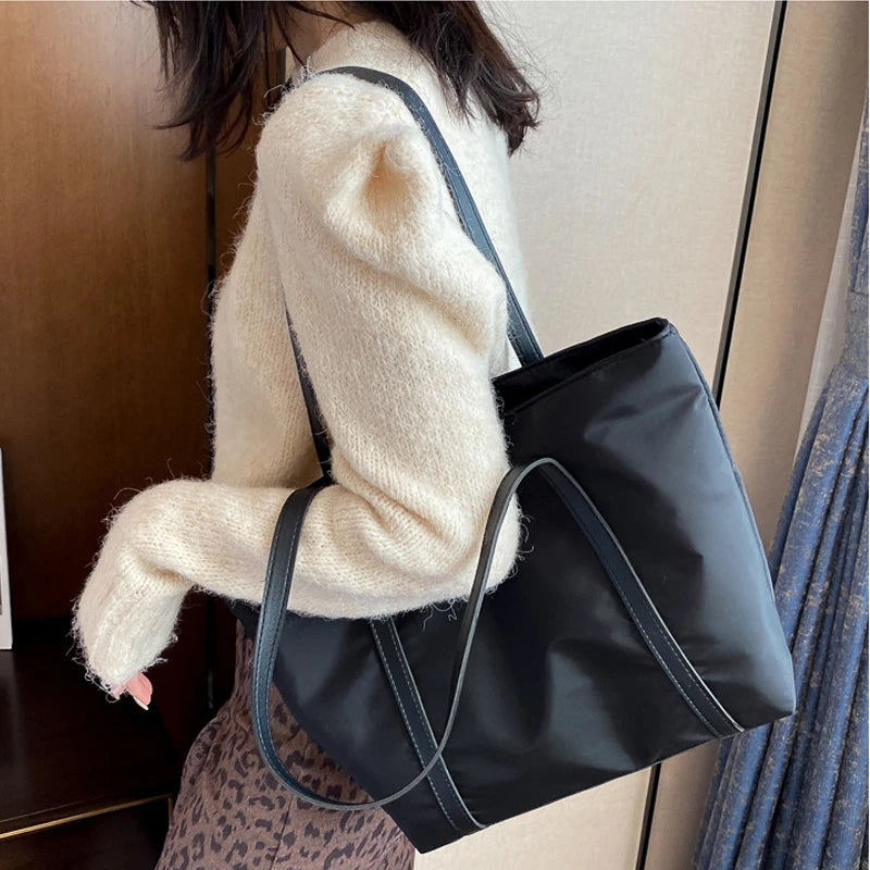 Large Oxford Shoulder Bag for Women