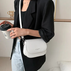 Solid Wild Flap Shoulder Bag Lady Small Crossbody Bag