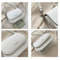 Solid Wild Flap Shoulder Bag Lady Crossbody Bag
