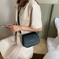 Solid Wild Flap Shoulder Bag Lady Small Crossbody Bag
