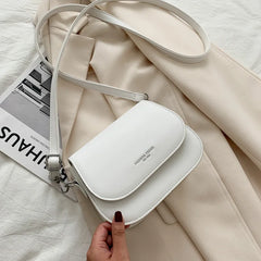 Solid Wild Flap Shoulder Bag Lady Crossbody Bag