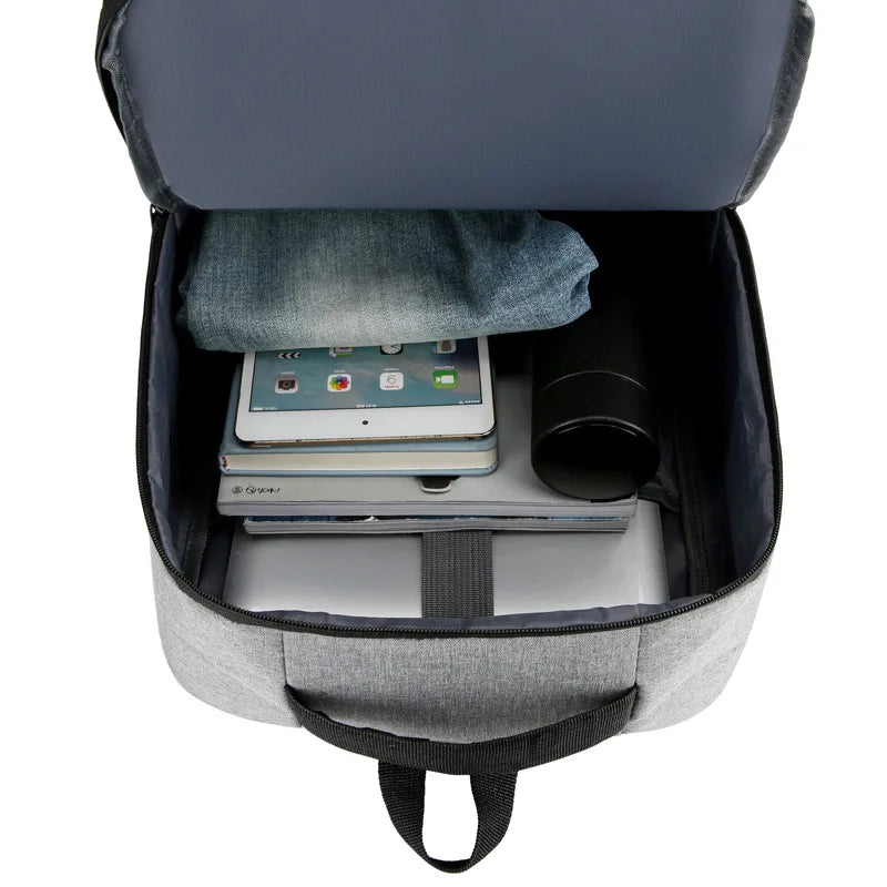 USB Charging Men's Backpack Waterproof Business Laptop Rucksack