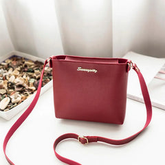 Retro Casual Small Fresh Square Bag For Girls Pink Bolsas