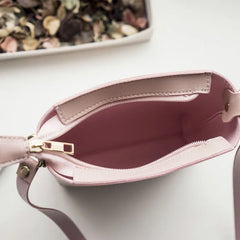 Retro Casual Small Fresh Square Bag For Girls Pink Bolsas