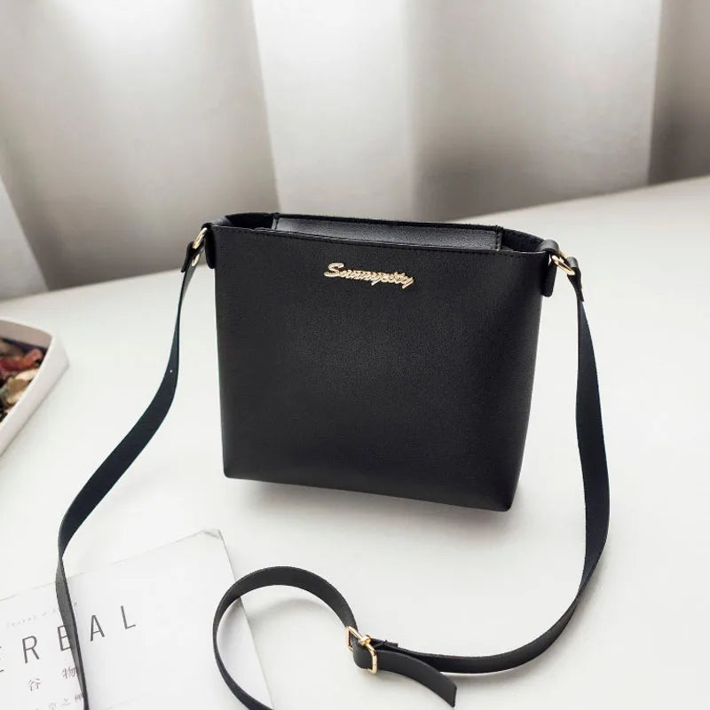 Retro Casual Small Fresh Square Bag For Girls Pink Bolsas