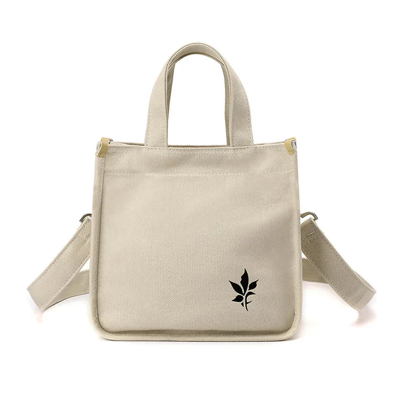 Women's Canvas Shoulder Bag High Capacity Handbag Tote Crossbody