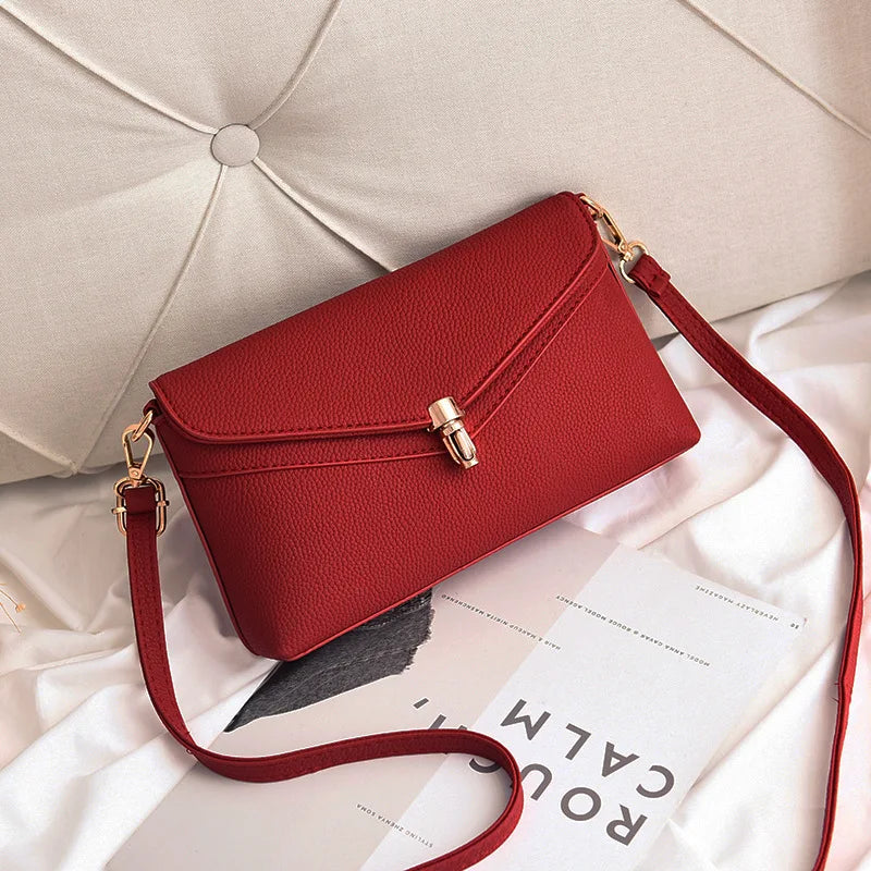 One-shoulder Handbag Women's Autumn High-quality Pu Messenger Small Square Bag