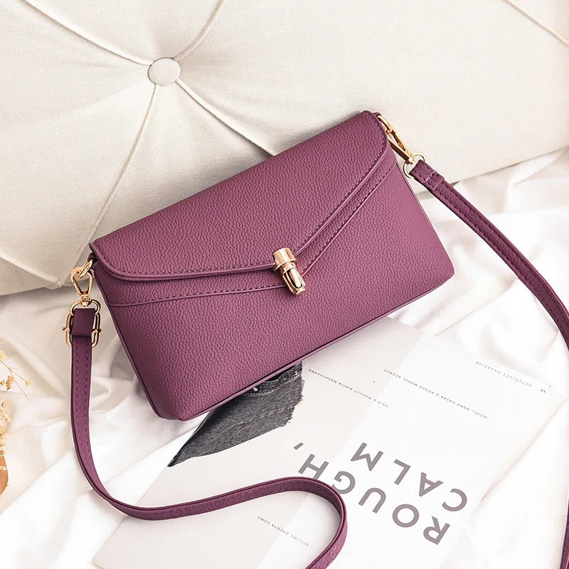 One-shoulder Handbag Women's Autumn High-quality Pu Messenger Small Square Bag