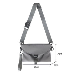 Small Nylon Crossbody Bag Lady Chain Messenger Handbag for Women