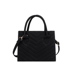 Single Strap PU Leather Women Crossbody Handbag Solid Shoulder Bag