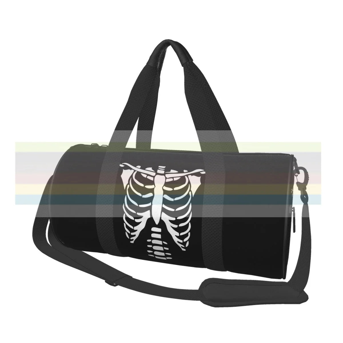 Skeleton Chest Travel Sports Fitness Shoulder Bag