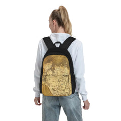 Skyrim Parchment Map Backpack for Men and Women