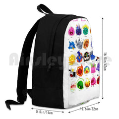 Outdoor Hiking Backpack Waterproof Camping Travel Slime-Dentification Chart