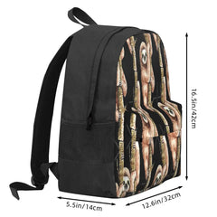 Sloth On A Tree Backpacks Men's Backpacks Bags For Women Reusable