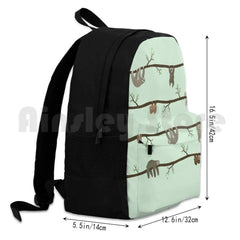 Sloths Outdoor Hiking Backpack Waterproof Camping Travel Sloth Sloths Animal...