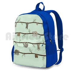 Sloths Outdoor Hiking Backpack Waterproof Camping Travel Sloth Sloths Animal...