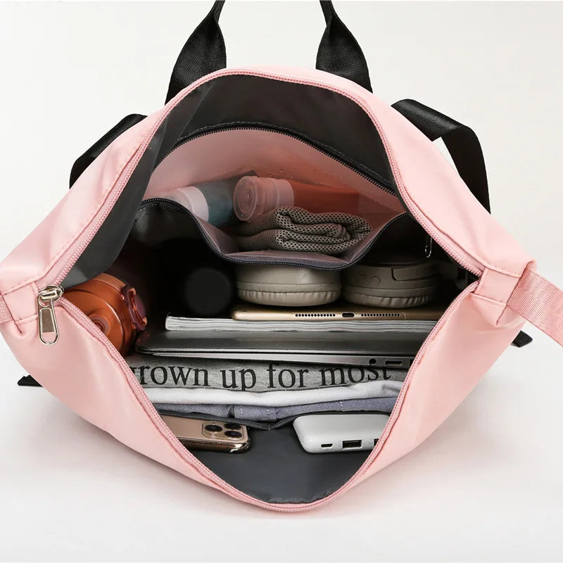 Small Waterproof Backpack Dry Wet Separation Sports Bag