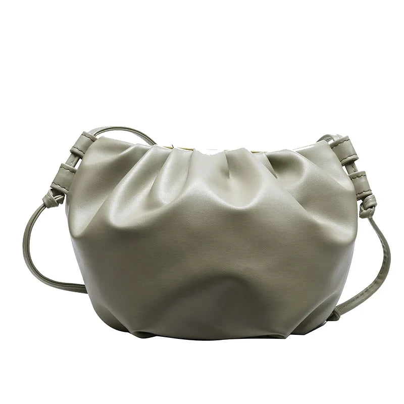 Pleated One Shoulder Bag for Women