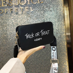 Small Bag Women's Broadband One Shoulder Messenger Bag Joker Small Square Bag