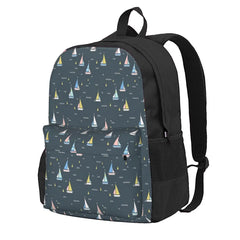 Personalised Zip Backpack with Pockets for Men and Women