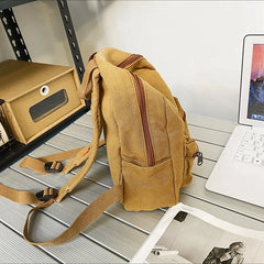 Small Canvas Vintage Backpack Unisex Bags For Teenage Girls