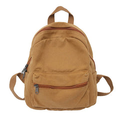 Small Canvas Vintage Backpack Unisex Bags For Teenage Girls
