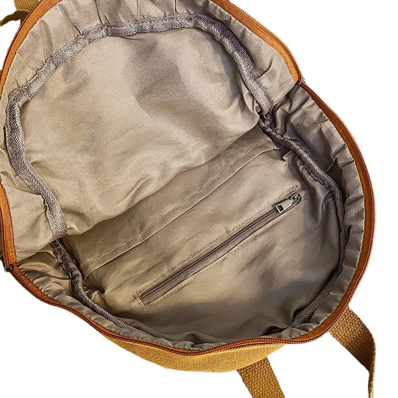 Small Canvas Vintage Backpack Unisex Men Women Bags For Teens