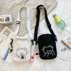 Small Canvas Crossbody Bag for Women