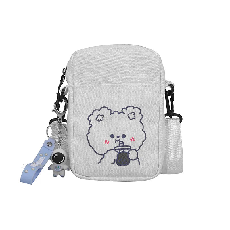 Small Canvas Crossbody Bag for Women
