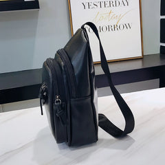 Small Leather Waist Bag for Women Fanny Pack Shoulder Bag Purses