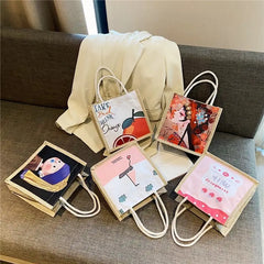Small Canvas Shoulder Bag Casual Tote Female Eco Friendly Handbag