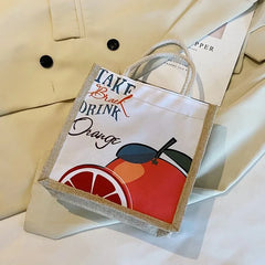 Small Canvas Shoulder Bag Casual Tote Female Eco Friendly Handbag