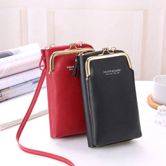 Women Mini Matte Leather Crossbody Bag Shoulder Messenger Bag Clutch Purse