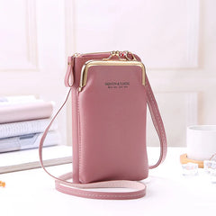 Women Mini Matte Leather Crossbody Bag Shoulder Messenger Bag Clutch Purse